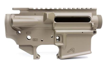 AR15 Stripped Receiver Set FDE