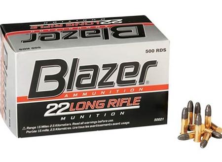 Blazer Brass 22LR 40 Grain LRN Brick of 500