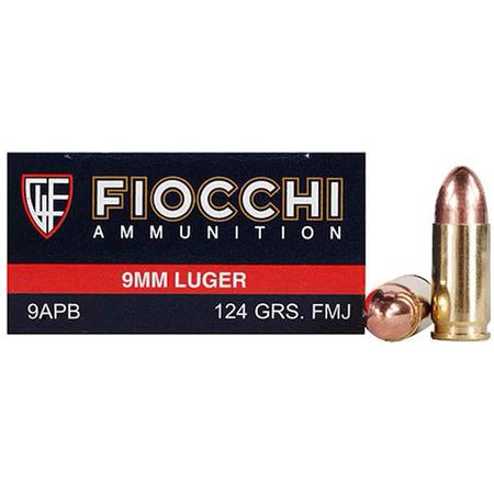 9mm Luger 124gr FMJ Box of 50