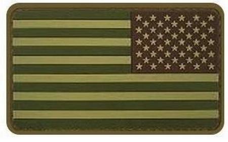 USA Flag PVC Patch, Multicam, RVRSD