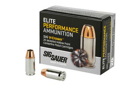 380ACP, 90GR, Elite V-Crown, JHP Box of 20