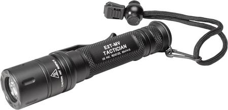 TACTICIAN, 6V, DUAL OUTPUT 800/5 LU, WH LED, ALUM BLACK TYPE III ANO, TACTICAL SWITCH