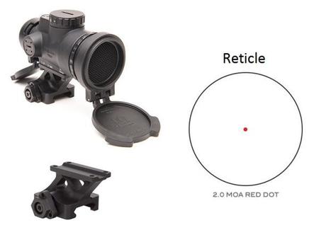 MRO Patrol 2.0 MOA Adjustable Red Dot w/ Full Co-Witness Quick Release Mount