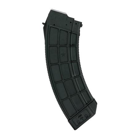 AK Magazine 7.62.39 30 Round Black with Stainless Steel Latch Cage