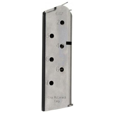 Match Grade, Compact, .45 ACP, 7 Round, Stainless Magazine