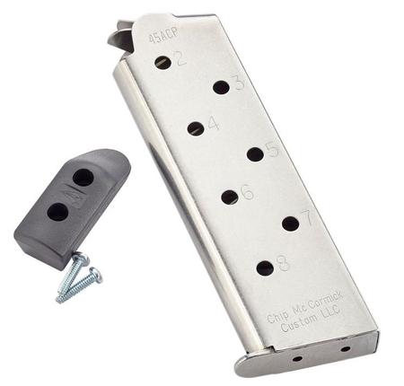 Match Grade, .45 ACP, 8 Round, Stainless Magazine, w/ Pad