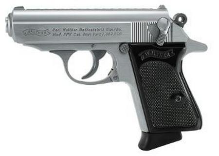 PPK .380 ACP 3.3 inch barrel 6 Round Stainless