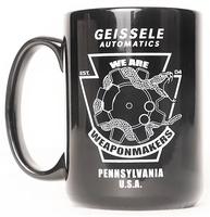 ANGRY SNAKE BOLT MUG 15OZ BLK