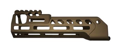 HANDGUARD, GEN 2, LIGHTWEIGHT, PDW LONG, 5.56, COYOTE ANODIZE