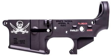 Calico Jack Stripped Lower Receiver Color Filled