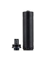 IWS6 Suppressor 6mm w/Direct Thread 1/2-28 HUB-T Mount, Black