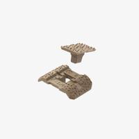 M-LOK Rail Covers Type 2 Half-Slot – Flat Dark Earth