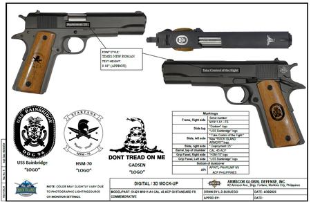 M1911-A1 FSP GI Standard FS .45 ACP