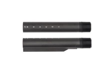 Mil-spec Buffer Tube, 6 Position, Fits AR-15 Rifles, Black