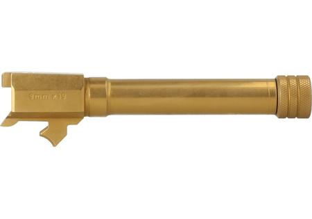 BARREL, P229, 9MM, THREADED, 13.5X1 LH, HIGH POLISH TIN