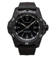 CARBON COMPOSITE DIVE 1010 SERIES-USMC, Dial-BLK, Strap-Rubber: Charcoal