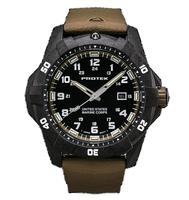 CARBON COMPOSITE DIVE 1010 SERIES-USMC, Dial-BLK w/ D Sand, Strap-Rubber: Sand