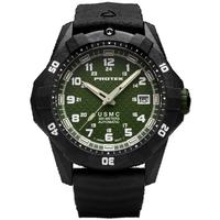 CARBON COMPOSITE DIVE 1200 SERIES-USMC-AUTO, Dial-Green, Strap-Rubber: Charcoal
