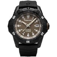 CARBON COMPOSITE DIVE 1200 SERIES-USMC-AUTO, Dial-Desert Sand, Strap-Rubber: Charco
