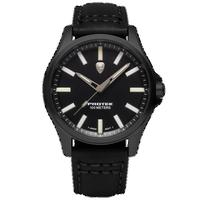 TITANIUM FIELD 3000 SERIES Ip BLK, Dial-BLK, Strap-Leather: BLK